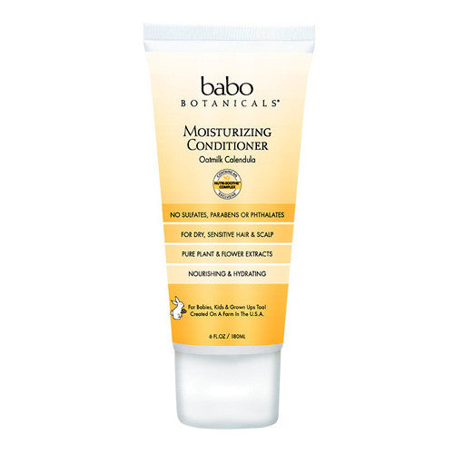 Babo Botanicals Moisturizing Conditioner, Oatmilk Calendula, 6 oz